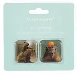 3D стикеры Капибары (упаковка) Bookvalno
