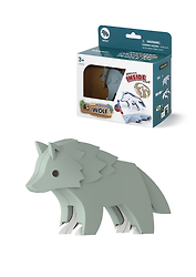 Фигурка HALFTOYS ANIMAL Волк, магнитная. Арт. HAS007