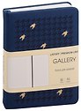 Записная книжка «Gallery. Ночной» А6, 80 листов в клетку, экокожа, Listoff