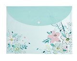 Папка-конверт А4 на кнопке "First flowers"