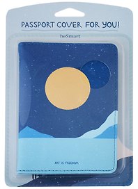 Обложка для паспорта "Golden Sun" иск.кожа
