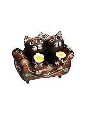 Календарь вечный дерево Котята на диване (12х6х9) (870644)