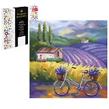 Набор для творчества. Алмазная мозаика на подрамнике "Лавандовый прованс", 30 х 30 см