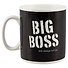 Кружка керамическая "Big boss", черная, 750 мл - 1