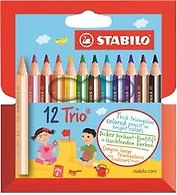 Карандаши цветные «Trio», STABILO, 12 цветов