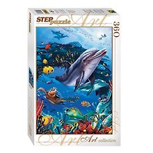 Пазл Step puzzle 360 эл. 500*345 Подводный мир 73061