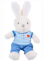 Мягкая игрушка Заяц в тельняшке