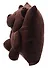Игрушка-подушка Мишка (коричневый) (40x15x40) - 1