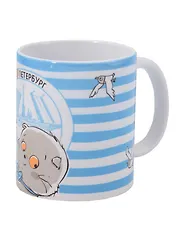 Кружка СПб Басик и чайка (керамика) (330мл)