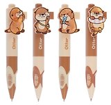 Ручка шариковая авт. синяя "Otter", ассорти