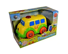 Машинка музыкальная Автобус (11012) (B976042R) (со светом) (коробка)