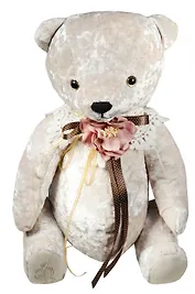 Игрушка мягкая Budi Basa, мягконабивная Медведь БернАрт-белый 30см