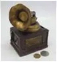 Декоративная копилка Граммофон из полирезины (Ф21-1755) (11х9,4х14)