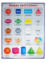 Формы и цвета. Shapes and colours. Наглядное пособие по английскому языку для начальной школы