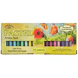 Пастель мягкая сухая «Аква-Колор», №5, 16 цветов