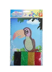 Мозаика стикерная Какаду (блестки) (145021) (3+) (упаковка)