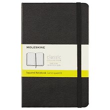 Записная книжка «Classic Medium» А6+, 120 листов в клетку, чёрная, Moleskine