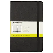 Записная книжка Moleskin Classic Medium, чёрная, 120 листов, А5+