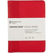 Недатированный ежедневник «Vivela Image», красный, 160 листов, А6