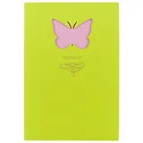 Книга для записей «Butterfly», салатовая, 80 листов, А5