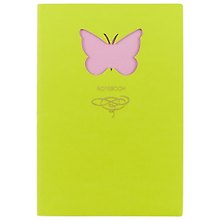 Книга для записей «Butterfly», салатовая, 80 листов, А5