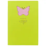 Книга для записей «Butterfly», салатовая, 80 листов, А5