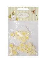Цветок гибискус (В908) в пакете 25 шт,  молочный (11-08631-107)