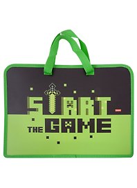 Папка для тетрадей «Start Game» А4, пластик, на молнии, Hatber