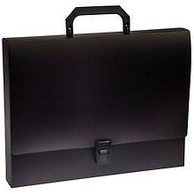 Папка-портфель, 1 отделение OfficeSpace, 32*29*3см, 600мкм, черный F01P1_10261