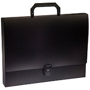 Папка-портфель, 1 отделение OfficeSpace, 32*29*3см, 600мкм, черный F01P1_10261