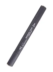 Маркер художественный "Сонет" Twin Brush тёплый серый 0, Сонет