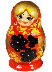 Матрешка 3 предм. "Узор", арт. С-4 (107)