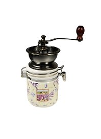 Кофемолка ручная Лаванда в подарочной упаковке (14см) (270-212)