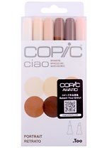 Набор маркеров Copic Ciao телесные цвета, 6 цветов