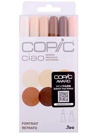 Набор маркеров Copic Ciao телесные цвета, 6 цветов