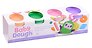 Тесто для лепки "BabyDough". Набор 4 цвета (персиковый, зеленый, нежно-розовый, фиолетовый)