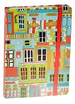 Книга для записей А5 96л кл. "Домики" 7БЦ, Kairui