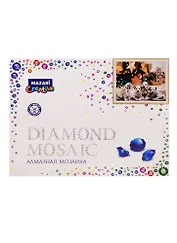 Алмазная мозаика MAZARI Щенки Далматина,40х50 см, 1 дизайн, полная выкладка,  картонная упаковка.