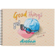 Альбом для рисования «Good things» Listoff А4, 40 листов, спираль
