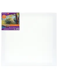 Холст на подрамнике 50*50см 280г/м2, грунт, 100% хлопок, мелкое зерно, BRAUBERG ART DEBUT