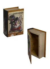 Сувенир, Феникс, Шкатулка декоративная, из МДФ, "Кот" 17*11*5см