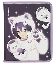 Папка для тетрадей А5+ "Space Anime" молния с трех сторон, ErichKrause