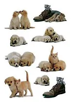 НАКЛЕЙКИ DECOR КОТЯТА+ЩЕНКИ (ФОТО)