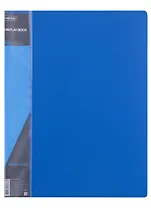 Папка 30ф А4 "STANDARD" пластик 0,6мм, синяя