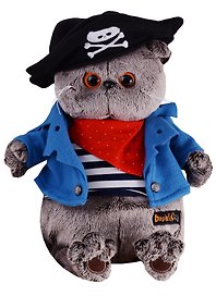 Игрушка мягкая Budi Basa, Басик - пират 30см