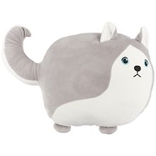 Мягкая игрушка Хаски на боку (25*35см)