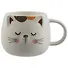 Кружка с ушками Котик (керамика) (480мл) (12-06641-766) - 0