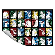 Клеенка для уроков труда "ДИНО-КОМИКС" 500*700мм, ПВХ 130мкм, подвес