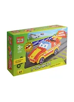 Конструктор пластмасс. Город мастеров Машина (6704) (BB-6704-R) (182160) (61дет.) (инерц.механизм) (3+) (коробка) (в кор. 80шт)