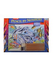 Набор с цветными карандашами Подводный мир (PPCR2) (8шт) (+точилка) (3+)